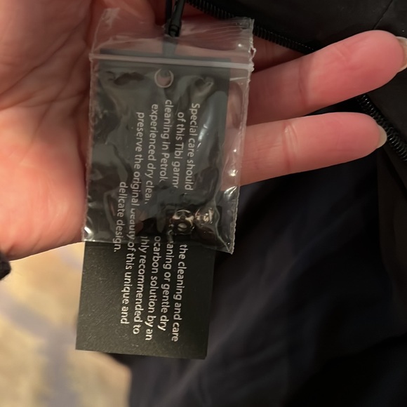 Tibi strapless embellished black chiffon dress sz 4 NWT - Picture 6 of 8